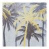 Scatola Decorativa DKD Home Decor Nero Dorato Legno MDF Palme Tropicale Contatore (2 Unità)