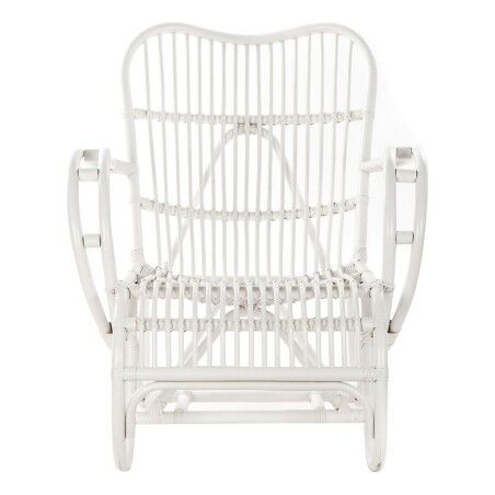Sedia a Dondolo DKD Home Decor Bianco 75 x 85 x 85 cm