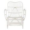 Sedia a Dondolo DKD Home Decor Bianco 75 x 85 x 85 cm