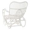 Sedia a Dondolo DKD Home Decor Bianco 75 x 85 x 85 cm