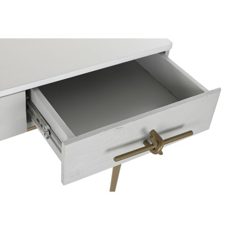 Ingresso DKD Home Decor Bianco Dorato 90 x 45 x 74 cm