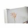 Scatola Decorativa DKD Home Decor Giallo Beige Rosa Legno MDF Fiori Vaso Contatore (2 Unità)