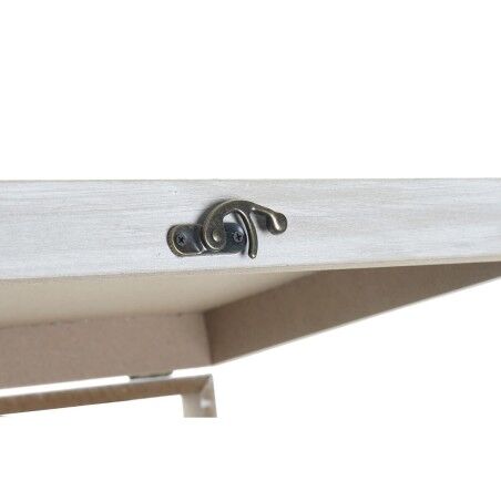 Scatola Decorativa DKD Home Decor Giallo Beige Rosa Legno MDF Fiori Vaso Contatore (2 Unità)