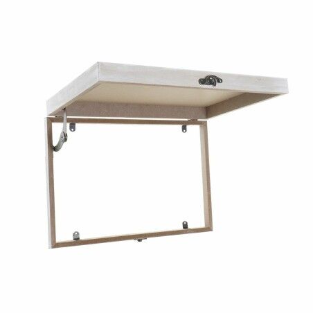Scatola Decorativa DKD Home Decor Home Beige Legno MDF Contatore (2 Unità)