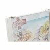 Scatola Decorativa DKD Home Decor Multicolore Legno MDF Spiaggia Mediterraneo Contatore (2 Unità)