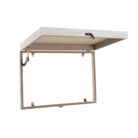 Scatola Decorativa DKD Home Decor Bianco Nero Dorato Legno MDF Moderno Vaso (2 Unità)
