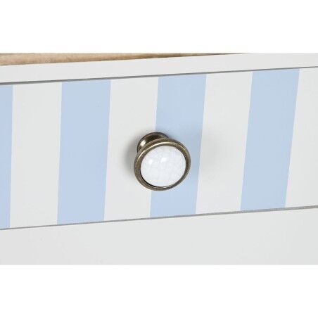 Ingresso DKD Home Decor Bianco Blu cielo 110 x 40 x 79 cm