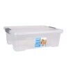 Scatola portaoggetti con coperchio Dem Kira Trasparente Plastica 10 L 40 x 28 x 13 cm (8 Unità)
