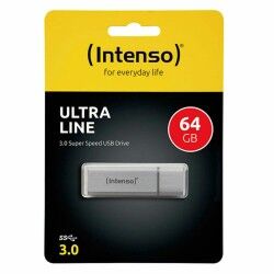 Memoria USB INTENSO 3531490 USB 3.0 64 GB Argentato 64 GB DDR3 SDRAM