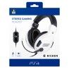 Auricolari con Microfono Gaming Big Ben Interactive PS4OFHEADSETV3WHITE Bianco Nero/Bianco