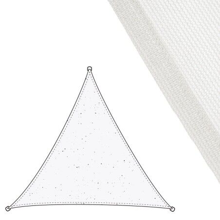 Vela parasole Vela sombreo Bianco 3 x 3 m 300 x 300 x 0,5 cm Tenda