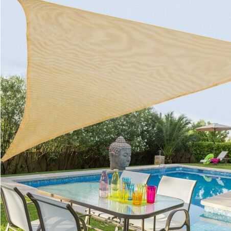 Vela parasole Vela sombreo Bianco 3 x 3 m 300 x 300 x 0,5 cm Tenda