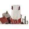 Decorazione luminosa Home ESPRIT Legno Alluminio Faro 20 x 20 x 30,5 cm (2 Unità)