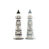 Decorazione luminosa Home ESPRIT Legno Marinaio Faro 14 x 14 x 40 cm (2 Unità)