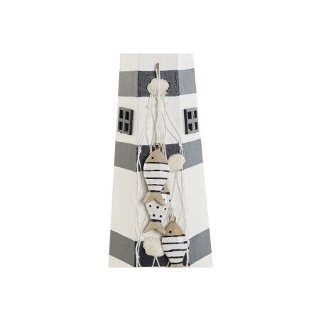 Decorazione luminosa Home ESPRIT Legno Marinaio Faro 14 x 14 x 40 cm (2 Unità)