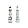 Decorazione luminosa Home ESPRIT Legno Marinaio Faro 14 x 14 x 40 cm (2 Unità)