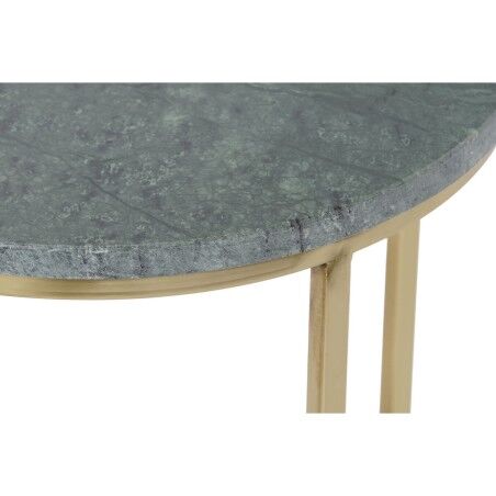 Set di 2 tavoli DKD Home Decor Verde Dorato 46 x 46 x 58 cm