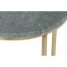 Set di 2 tavoli DKD Home Decor Verde Dorato 46 x 46 x 58 cm