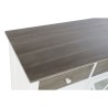Cassettiera DKD Home Decor Bianco Grigio Cristallo Pioppo Cottage 80 x 40 x 85 cm