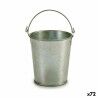 Vaso Ibergarden A60262-B Argentato Zinco Secchio 15,5 x 11 x 11 cm (72 Unità)
