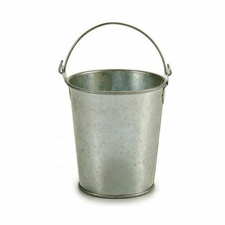 Vaso Ibergarden A60262-B Argentato Zinco Secchio 15,5 x 11 x 11 cm (72 Unità)