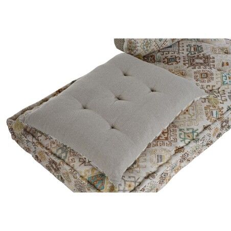 Divano a 2 Piazze DKD Home Decor Giallo Marrone Beige 145 x 76 x 13 cm
