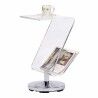 Tavolino Aggiuntivo DKD Home Decor Trasparente Argentato 30 x 33 x 55 cm