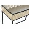 Tavolino da Caffè DKD Home Decor Nero Naturale 60 x 30 x 50 cm