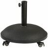 Base per Ombrellone Colorbaby 25 kg Con ruote Nero Acciaio Cemento