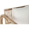 Poltrona Home ESPRIT Bianco Naturale 72 x 77 x 80 cm