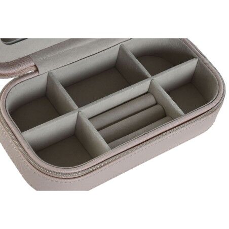 Scatola-Portagioie Home ESPRIT Rosa chiaro 18,5 x 10 x 5 cm