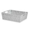 Cestino Multiuso Kipit A3-693109 Bianco Stoffa 3 L 23 x 8 x 27 cm 27 x 8 x 23 cm (48 Unità)