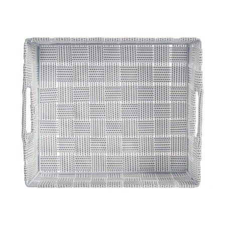 Cestino Multiuso Kipit A3-693109 Bianco Stoffa 3 L 23 x 8 x 27 cm 27 x 8 x 23 cm (48 Unità)