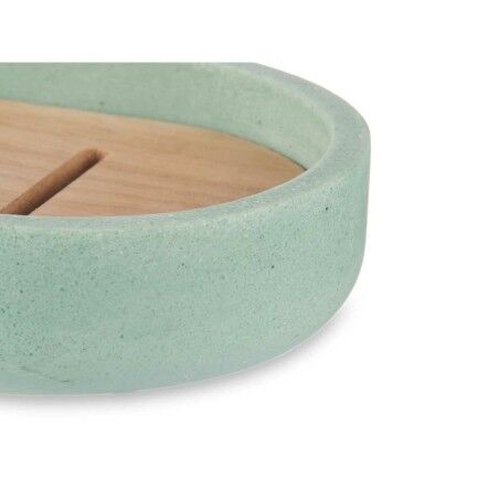Portasapone Berilo B5456BC-4 - 456 Menta Resina Bambù 12,5 x 2,5 x 8,5 cm (6 Unità)