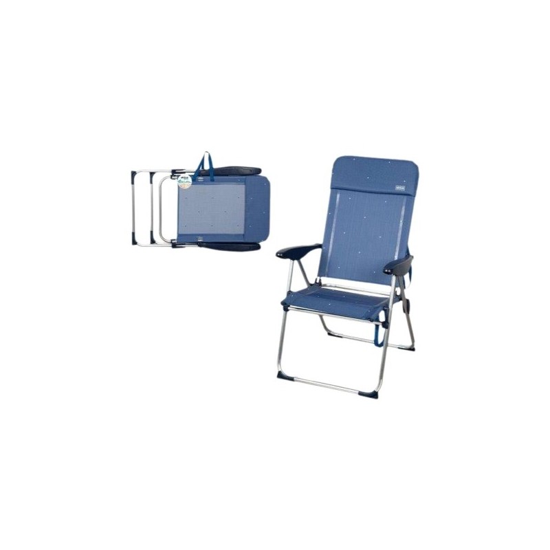 Sedia Pieghevole Aktive Azzurro 65 x 60 x 43 cm Sedia Pieghevole Aktive Azzurro 65 x 60 x 43 cm