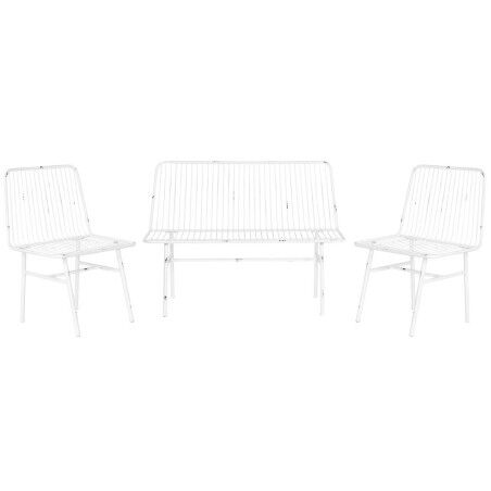 Mobili da giardino Home ESPRIT Bianco 115 x 53 x 83 cm (4 Pezzi)