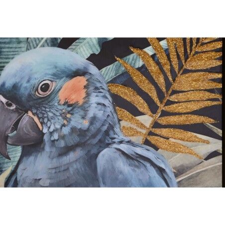 Quadro Home ESPRIT Pappagallo Tropicale Laccato 50 x 3,5 x 70 cm (2 Unità)
