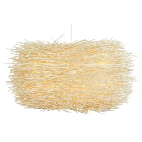 Lampadario DKD Home Decor Naturale Ferro 50 W 60 x 60 x 35 cm