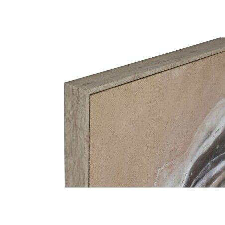 Quadro Home ESPRIT Bianco Beige Astratto Moderno 102 x 3,2 x 102 cm (2 Unità)