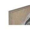 Quadro Home ESPRIT Bianco Beige Astratto Moderno 102 x 3,2 x 102 cm (2 Unità)