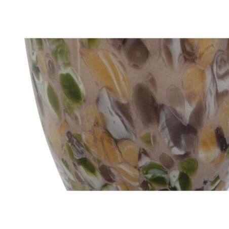Vaso Home ESPRIT Multicolore Cristallo Moderno 19,5 x 19,5 x 29,7 cm