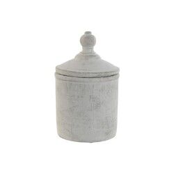 Vaso Home ESPRIT Grigio Cemento Orientale 15 x 15 x 25 cm