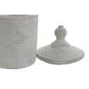 Vaso Home ESPRIT Grigio Cemento Orientale 15 x 15 x 25 cm