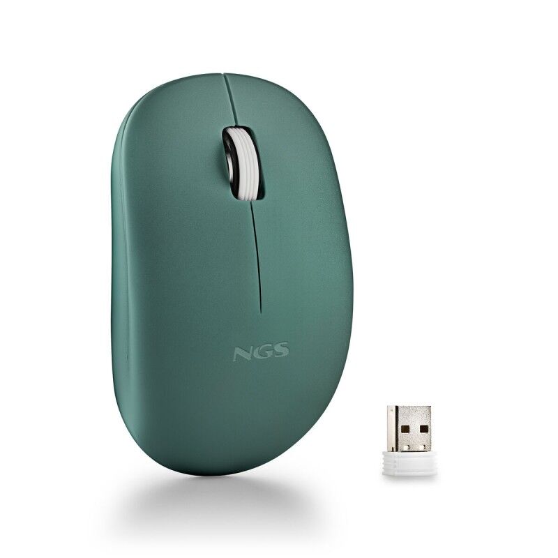 Mouse senza Fili NGS FOGPROGREEN Verde 1000 dpi (1 Unità) Mouse senza Fili NGS FOGPROGREEN Verde 1000 dpi (1 Unità)