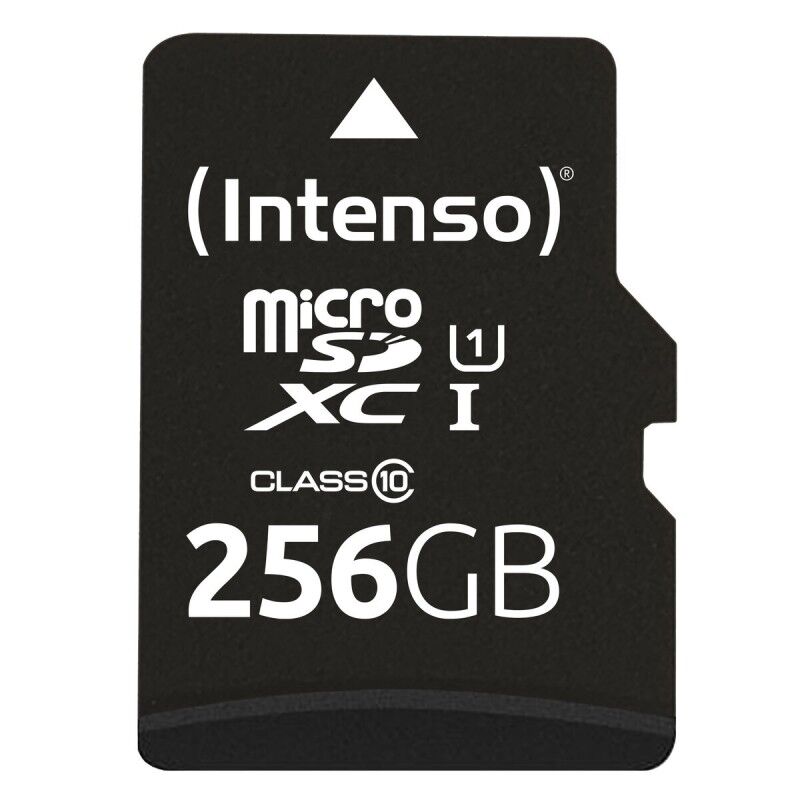 Scheda Di Memoria Micro SD con Adattatore INTENSO 3423492 256 GB Scheda Di Memoria Micro SD con Adattatore INTENSO 3423492 256 GB