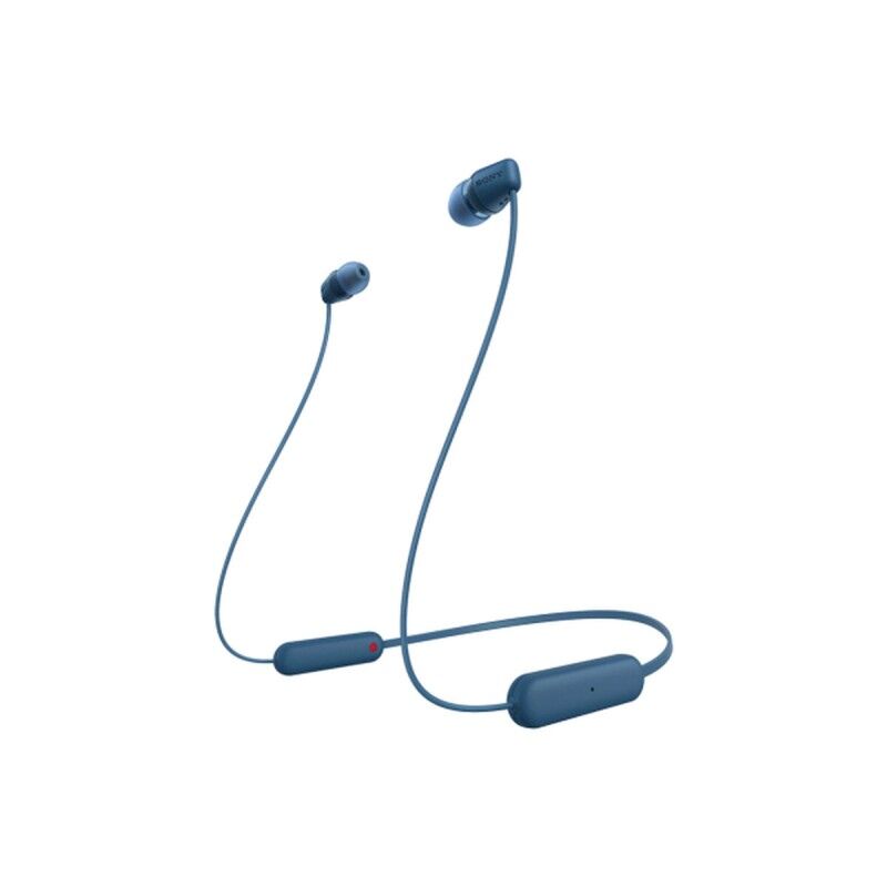 Auricolari Bluetooth Sony WI-C100 Azzurro Auricolari Bluetooth Sony WI-C100 Azzurro