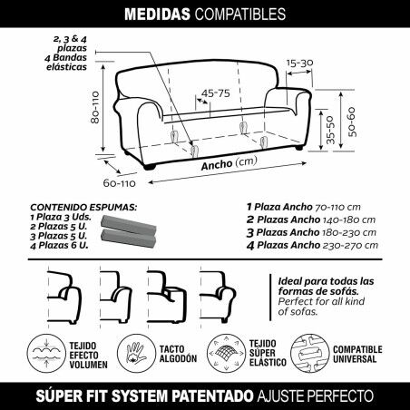 Copridivano Sofaskins NIAGARA Blu Marino