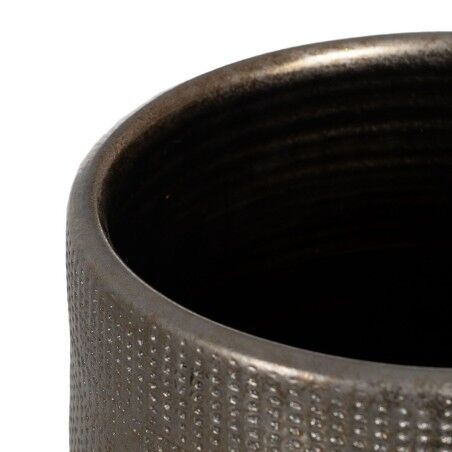 Vaso Metallizzato Ceramica 31 x 31 x 51 cm
