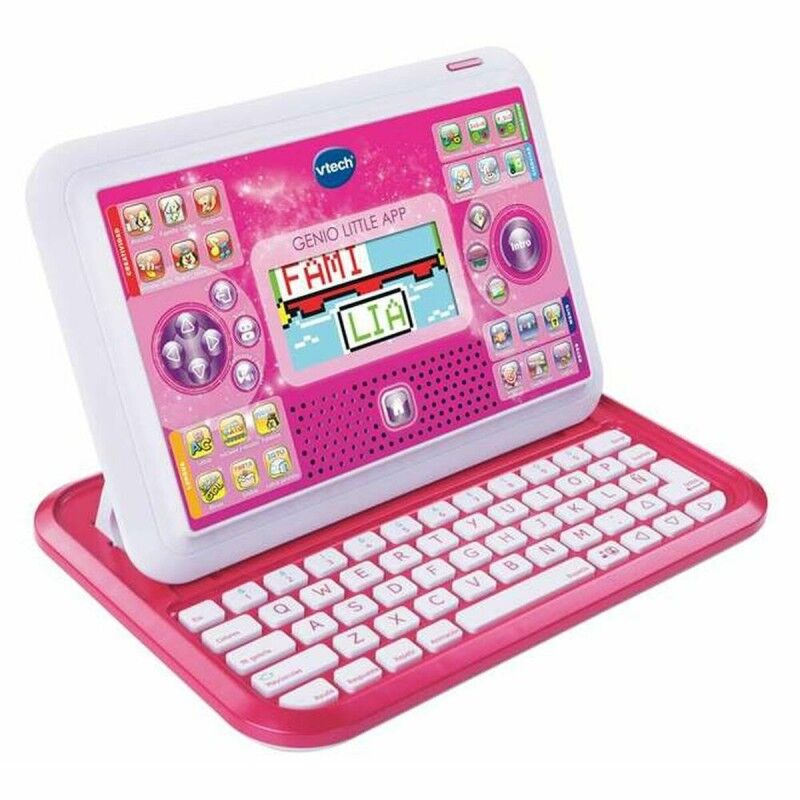 Computer giocattolo Vtech Little App ES 18 x 26 x 4 cm Rosa Computer giocattolo Vtech Little App ES 18 x 26 x 4 cm Rosa