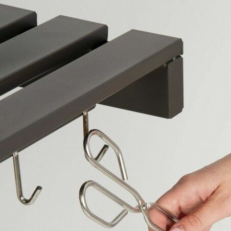 Barbecue a Carbone con Coperchio e Ruote Aktive 102 x 65 x 104 cm